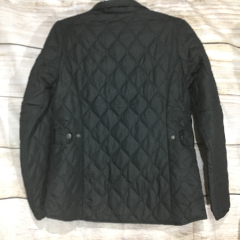 128/129 Eddie Bauer mod quilt jacket black! - Picture 3 of 3